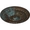 Ekena Millwork Stockport Ceiling Medallion (Fits Canopies up to 6 1/4"), 28"OD x 2 3/4"P, Bronze Blue Patina CM28STBBS - alternate 3